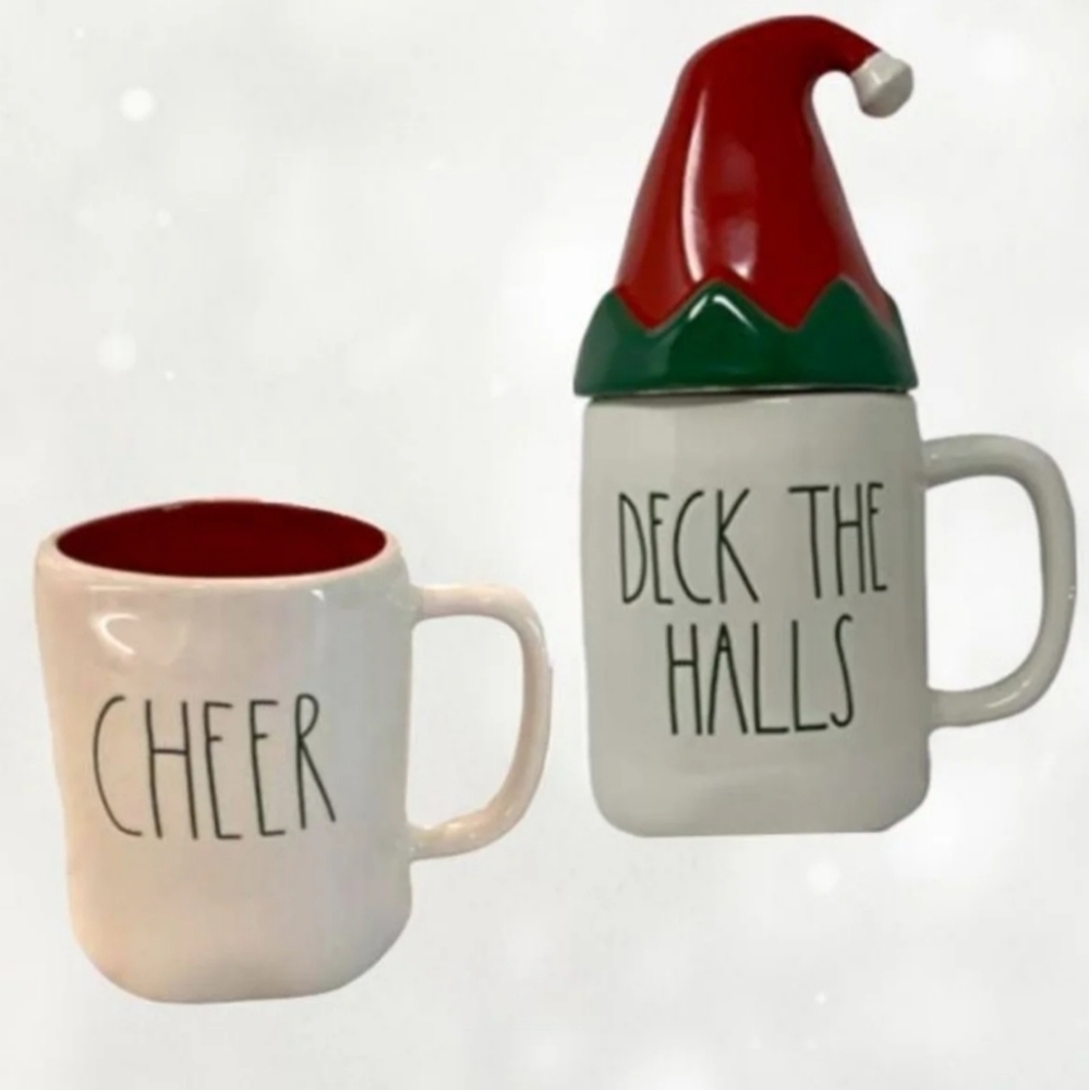 Rae Dunn Artisan Collection Christmas Mugs by Magenta